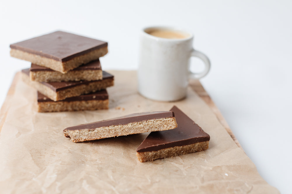 peanut butter oat bar. gluten free. vegan