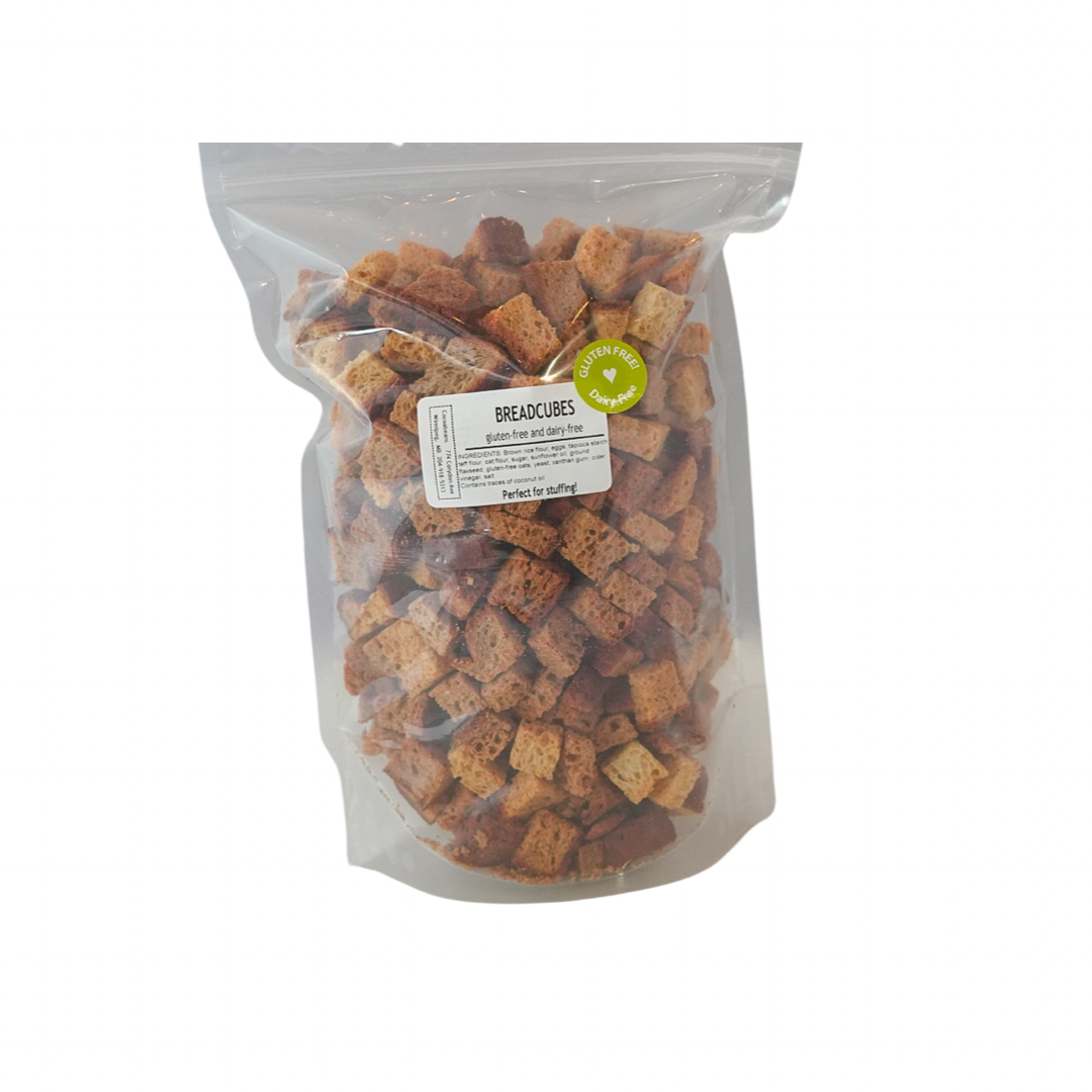 Gluten-free bread cubes