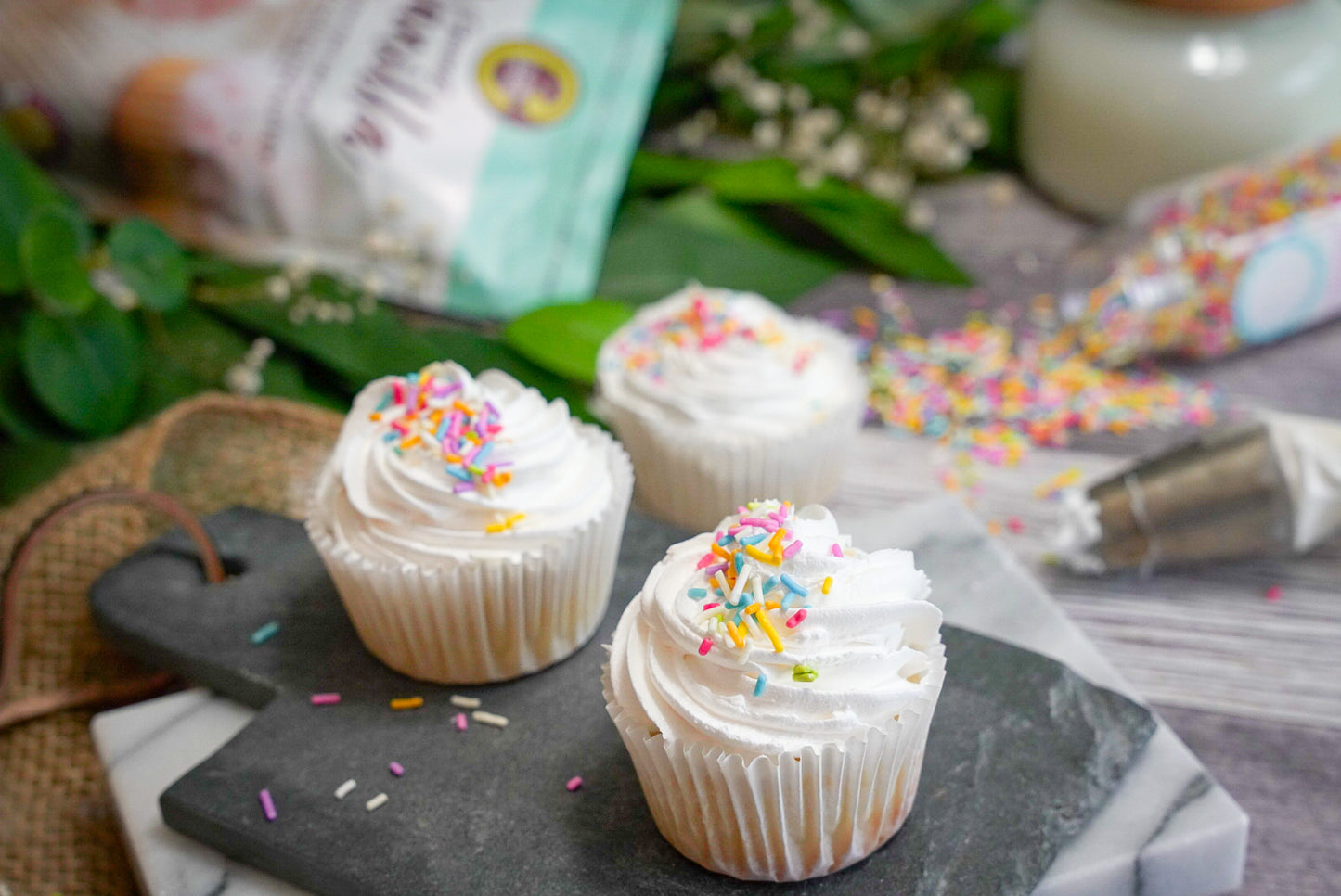gluten-free, dairy-free cupcakes