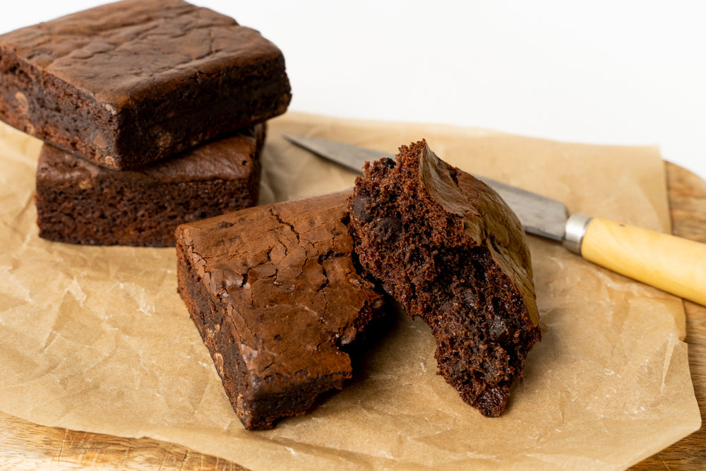 Brownie gluten free vegan cocoabeans