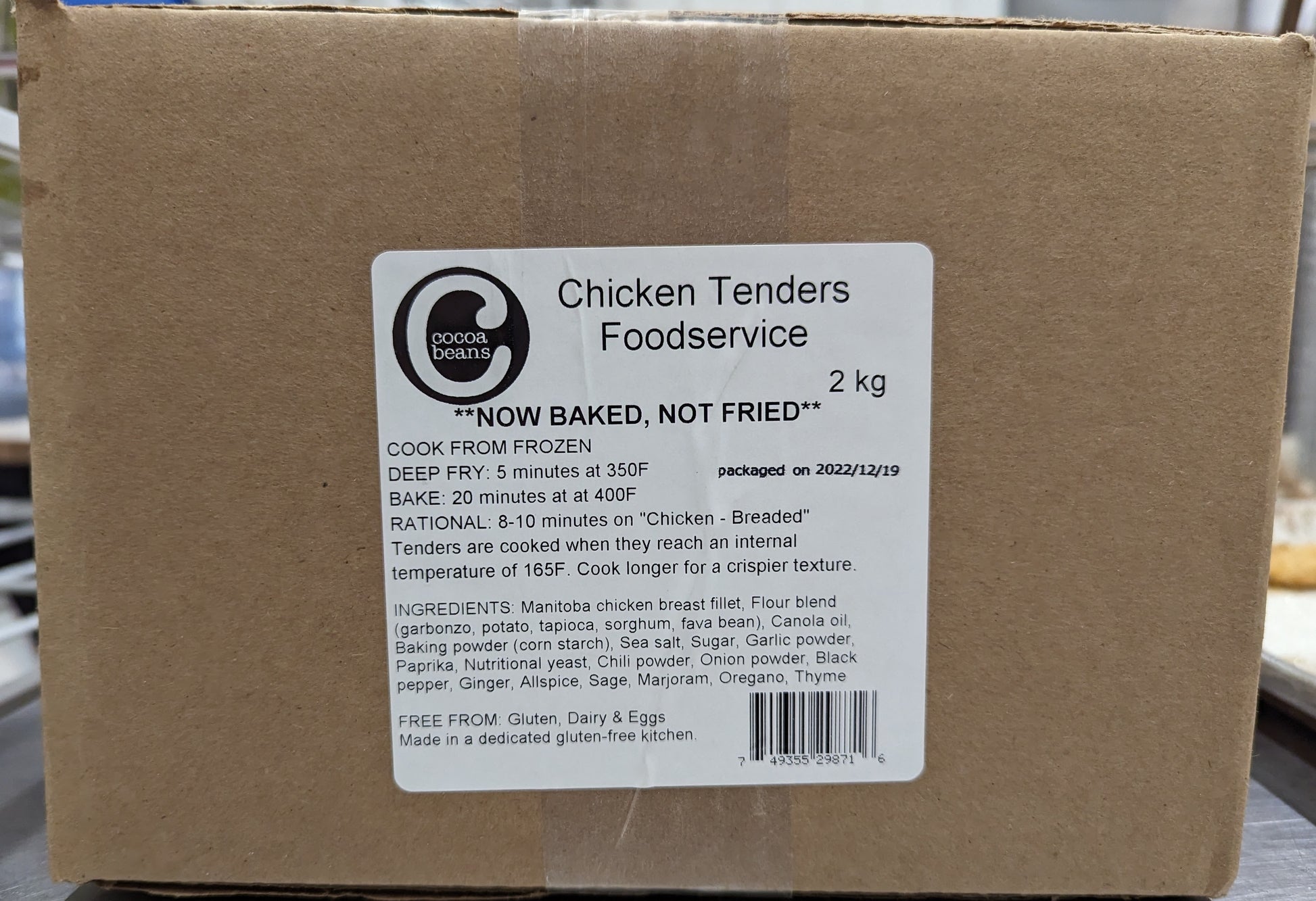gluten-free chicken tenders