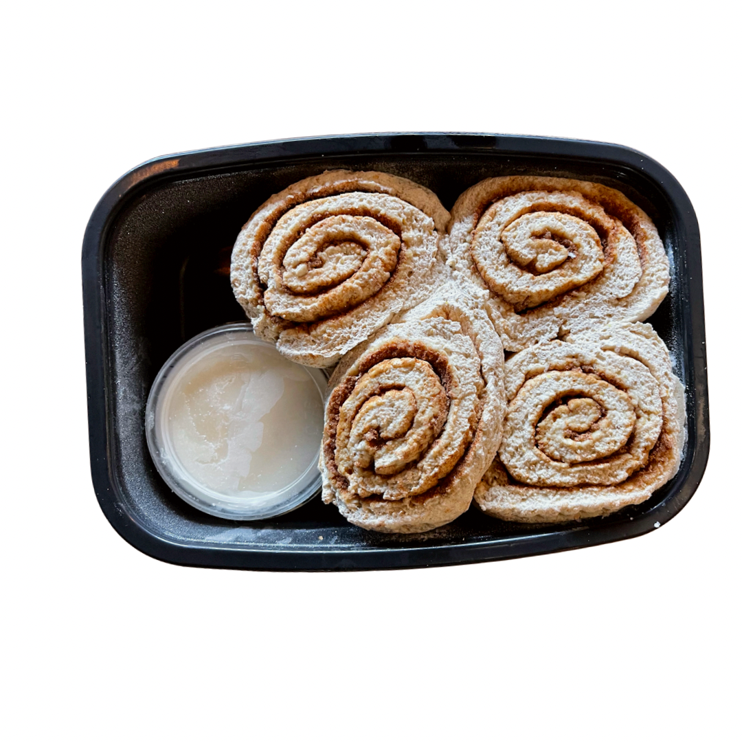 gluten-free, vegan cinnamon buns